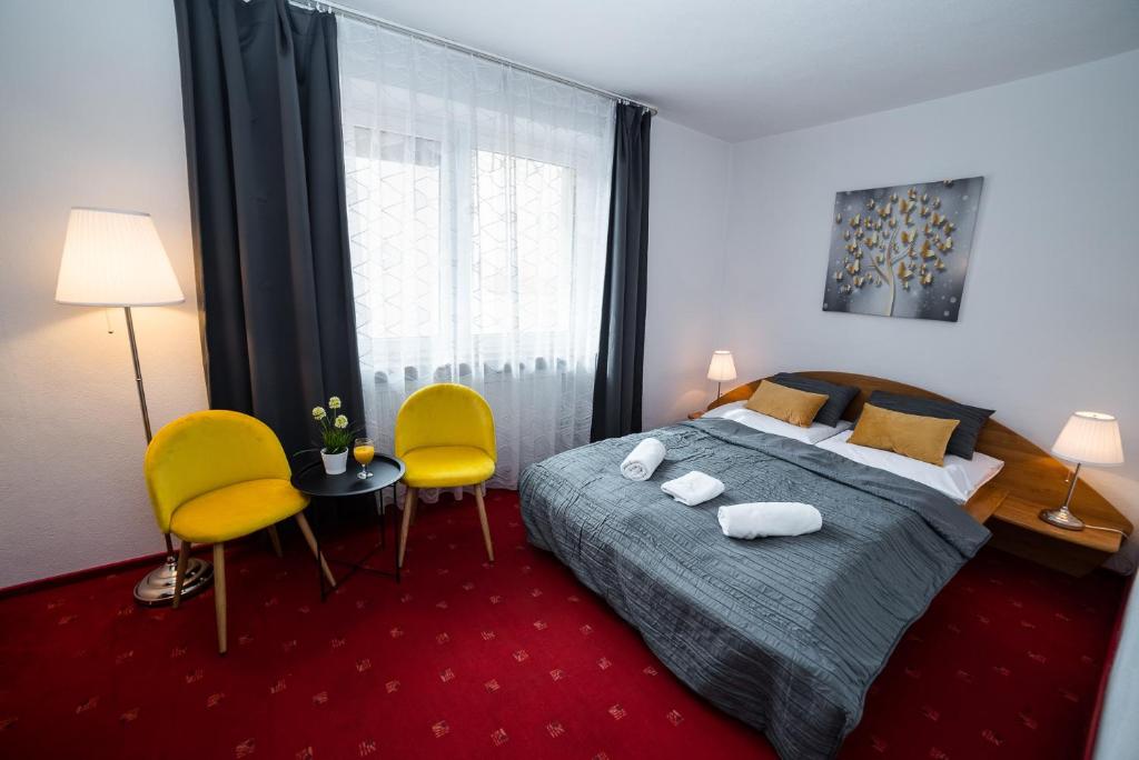 Двухместный (Двухместный номер с 1 кроватью и собственной ванной комнатой) отеля Królowa Śniegu, Карпач