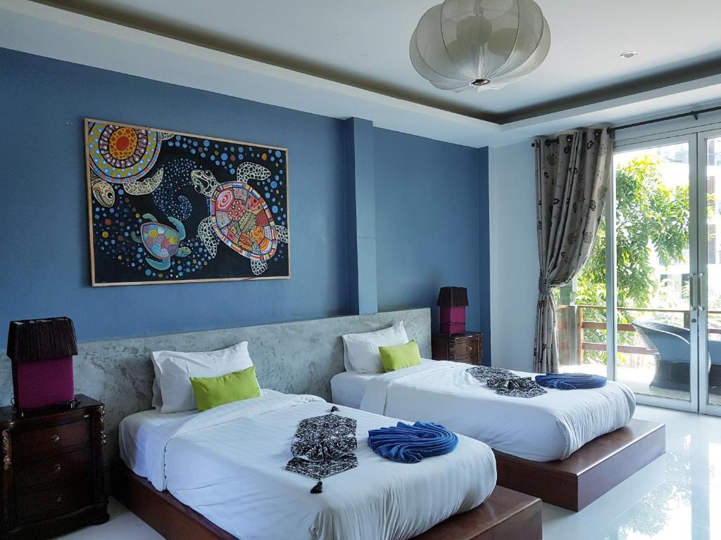 Двухместный (Двухместный номер Делюкс с 2 отдельными кроватями) курортного отеля In Touch Resort, Ко Тао