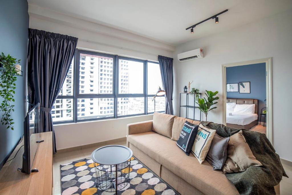 Апартаменты (Deluxe Two Bedroom Family Suites), Arte Plus by Cobnb KLCC