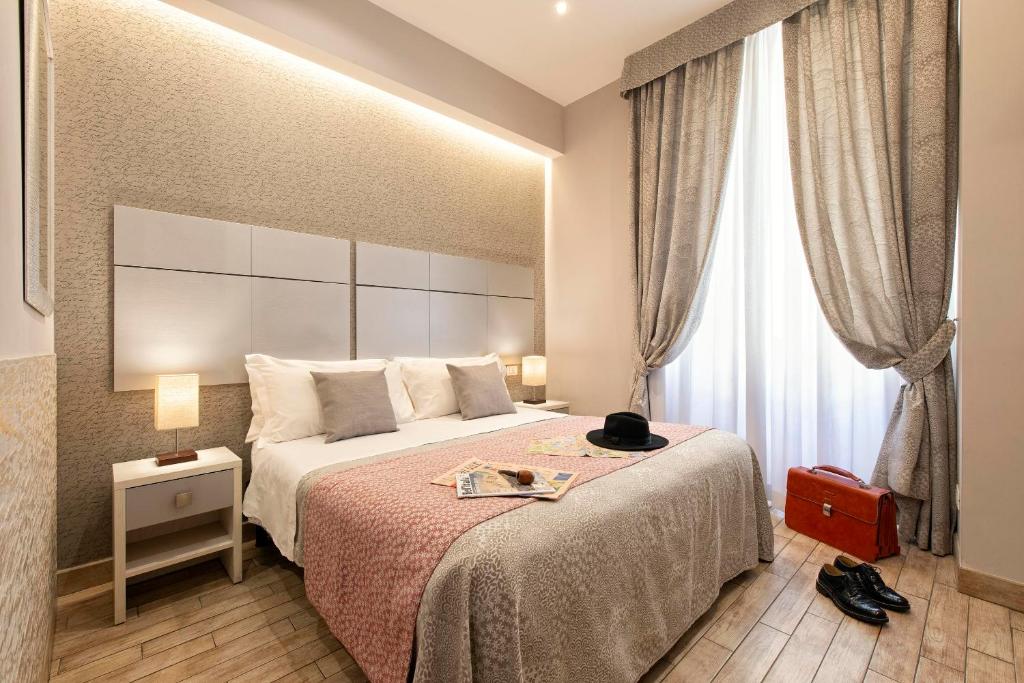 Двухместный (Двухместный номер бизнес-класса с 1 кроватью или 2 отдельными кроватями) гостевого дома Five Rooms Rome, Рим