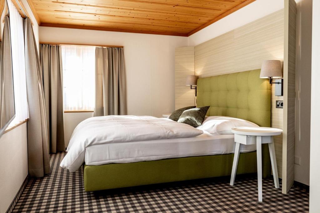 Двухместный (Двухместный номер с 1 кроватью и видом на горы) отеля Hotel & Restaurant Glenner, Вальс