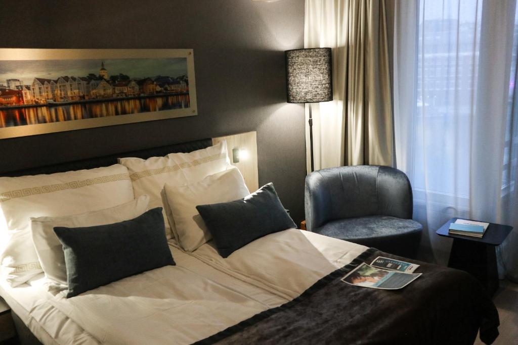 Двухместный (Стандартный двухместный номер с 1 кроватью или 2 отдельными кроватями и ужином) отеля Clarion Collection Hotel Skagen Brygge, Ставангер