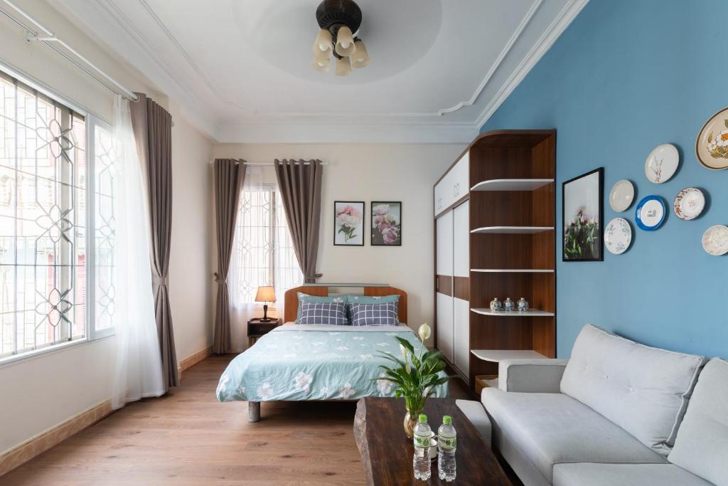 Двухместный (Номер Делюкс с кроватью размера «king-size»), Hanoi Crocus Homestay