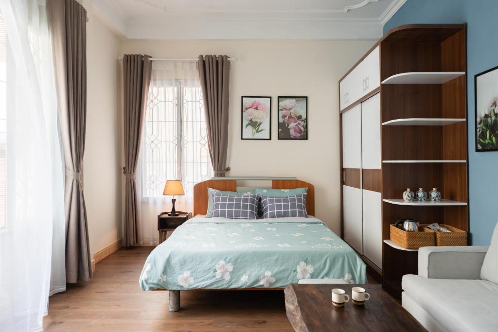 Двухместный (Номер Делюкс с кроватью размера «king-size»), Hanoi Crocus Homestay