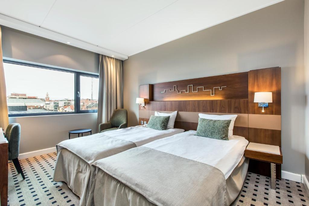 Двухместный (Стандартный двухместный номер с 2 отдельными кроватями) отеля Quality Hotel Fredrikstad, Фредрикстад