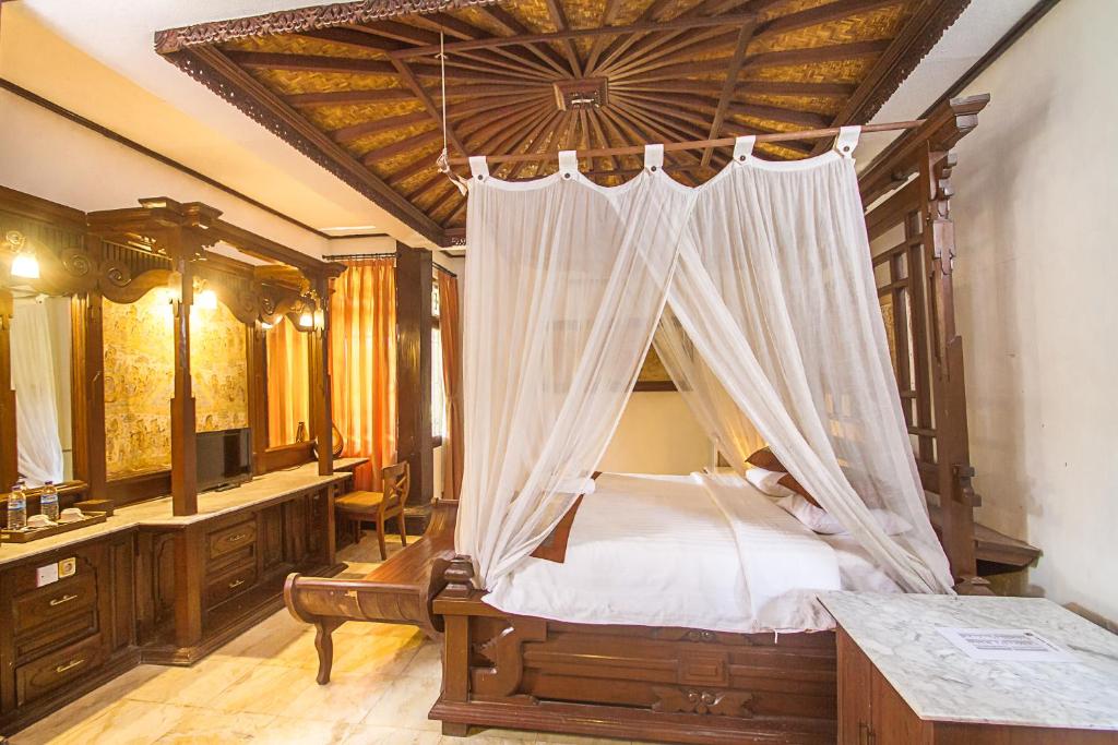 Двухместный (Двухместный номер Делюкс с 1 кроватью и видом на сад) отеля Suly Vegetarian Resort & Spa, Убуд