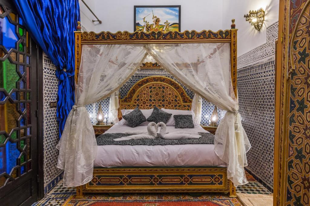 Сьюит (Суперлюкс с кроватью размера «queen-size») отеля Riad Ghita Palace, Фес