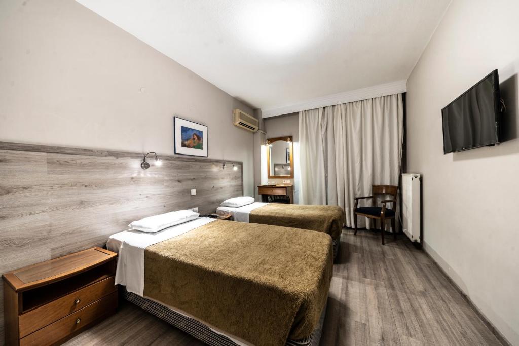 Двухместный (Двухместный номер с 2 отдельными кроватями) отеля Vergina Hotel, Салоники