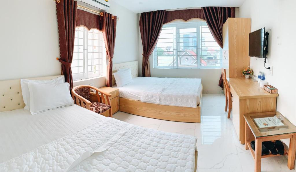 Двухместный (Номер с 2 кроватями размера «queen-size») отеля Hoang Ngan 2 Hotel - TP. Vinh, Винь