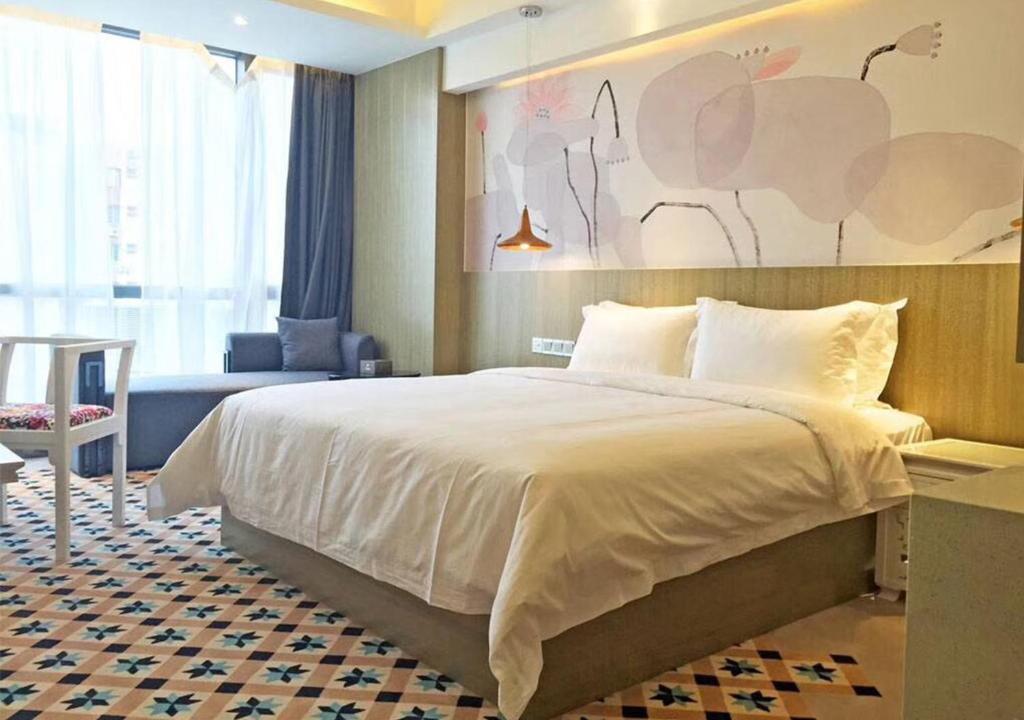 Двухместный (Номер Делюкс с кроватью размера «queen-size»), Paco Hotel - Guangzhou Tianpingjia Metro Branch