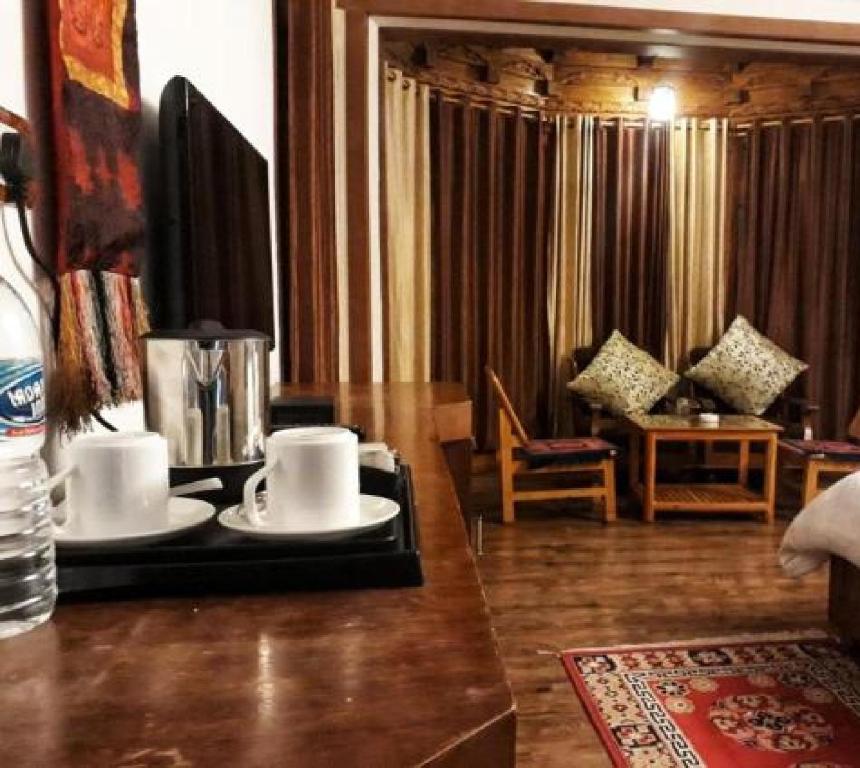 Двухместный (Номер Делюкс) отеля Himalayan Retreat-Karzoo, Лех