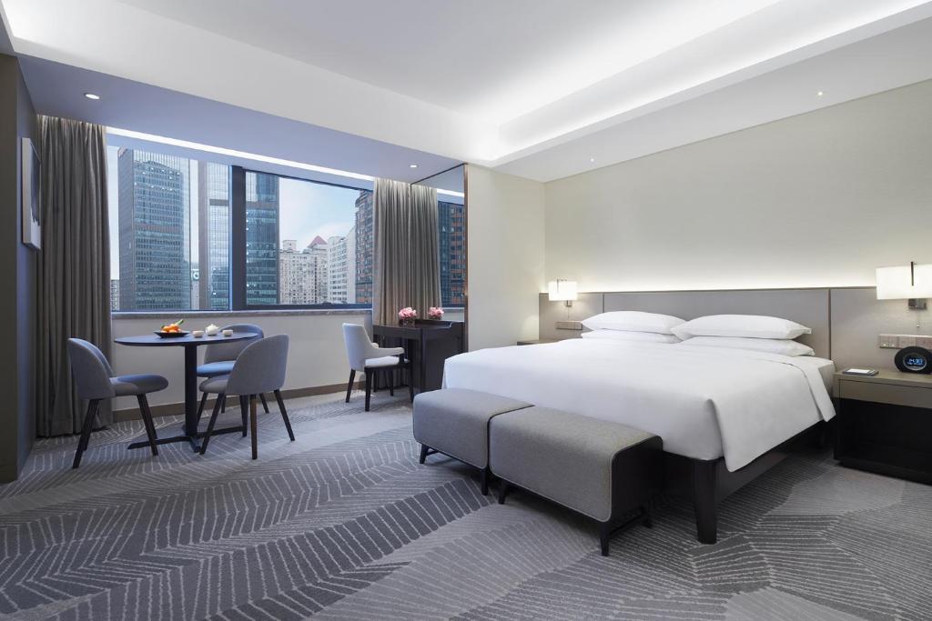 Двухместный (Номер Делюкс с кроватью размера «king-size») отеля Harbour Plaza Chongqing, Чунцин