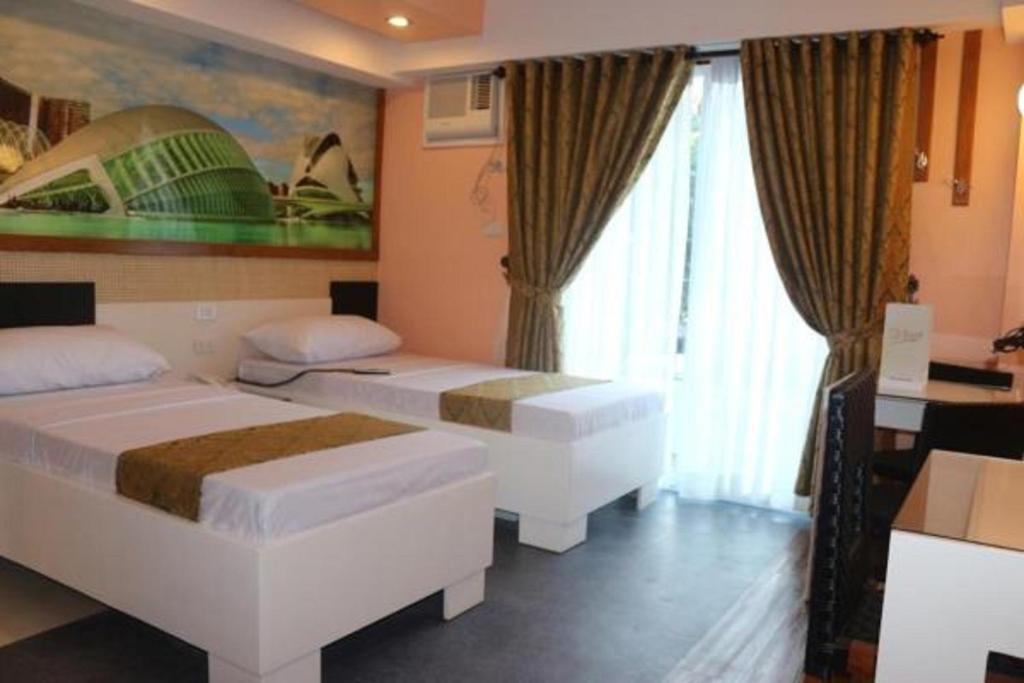 Двухместный (Стандартный двухместный номер с 2 отдельными кроватями) отеля Eurotel Boracay, Боракай