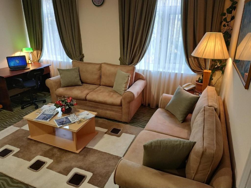Двухместный (Бюджетный двухместный номер с 1 кроватью) апарт-отеля City Mansion, Баку