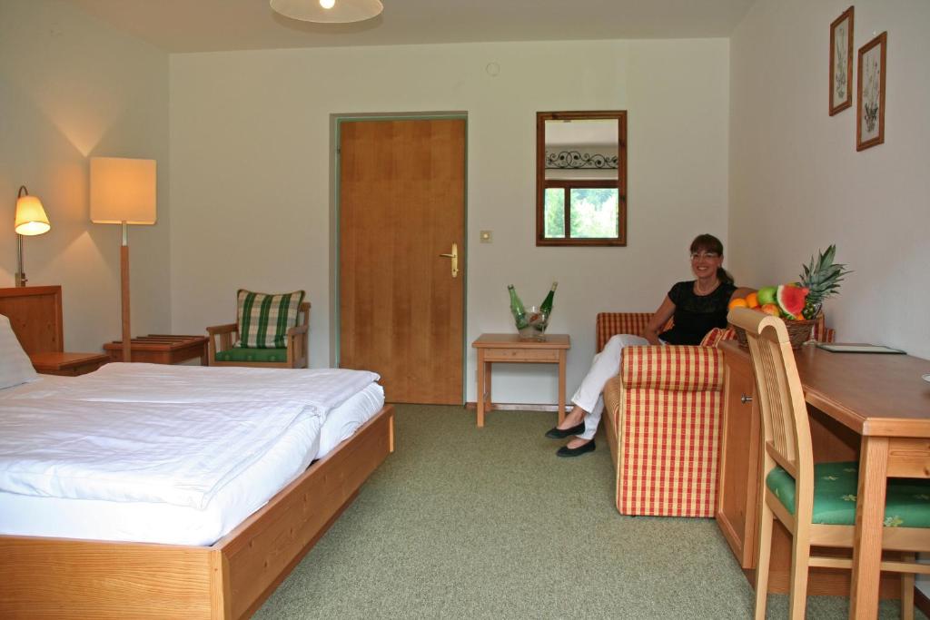 Двухместный (Двухместный номер с 1 кроватью) гостевого дома Hotel Gasthof zur Wacht, Санкт-Гильген