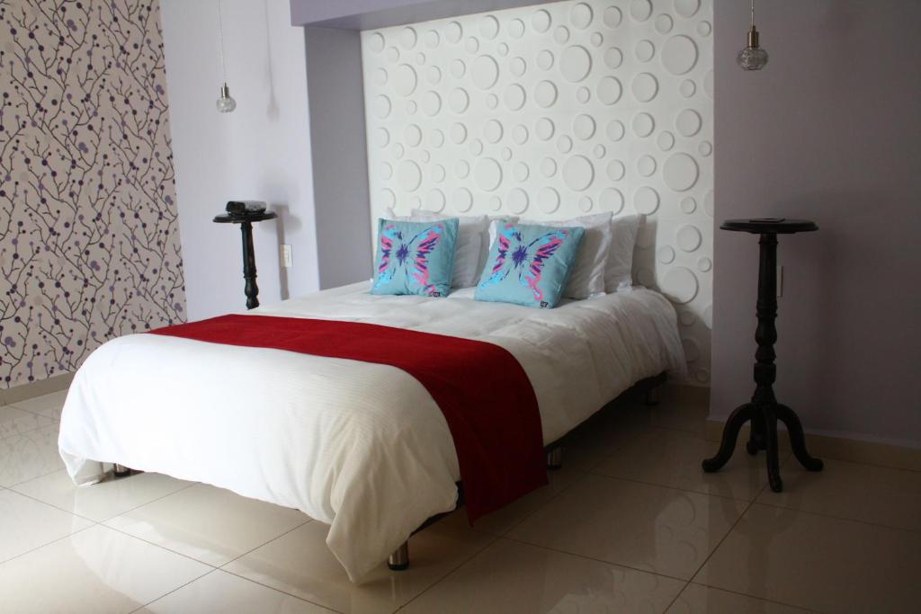Двухместный (Стандартный двухместный номер с 1 кроватью) отеля Hotel Casa Lunatta, Гуанахуато