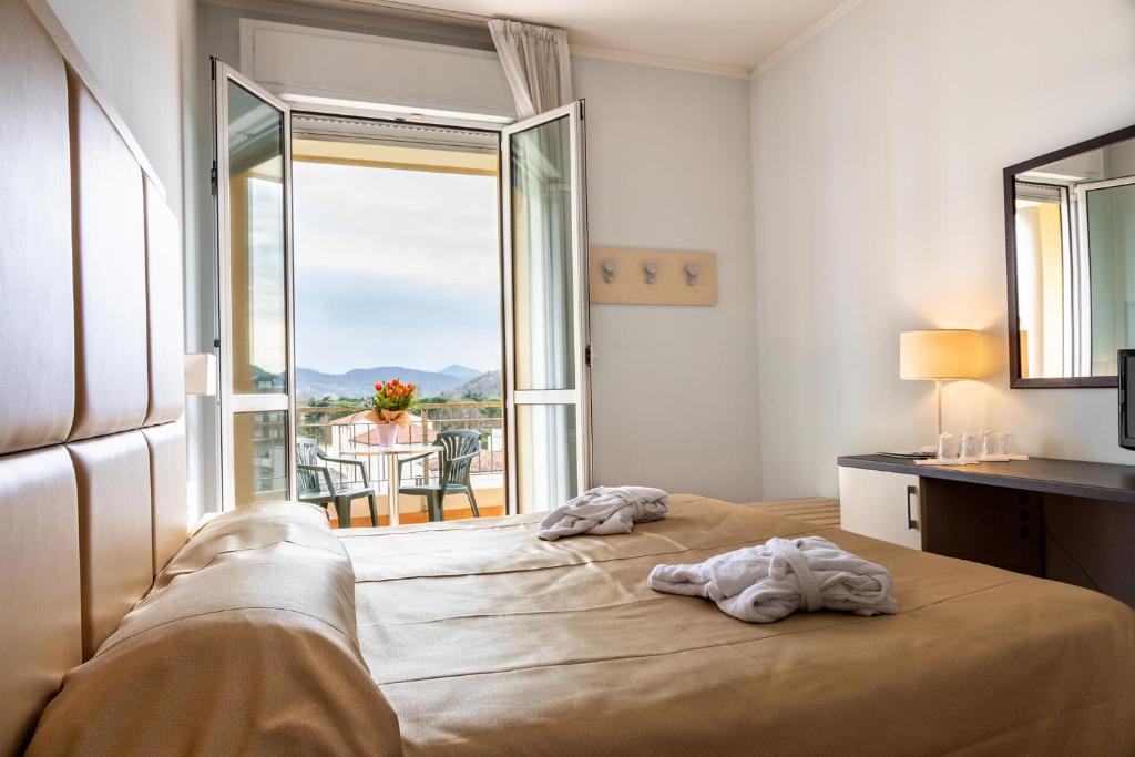 Двухместный (Двухместный номер с 1 кроватью или 2 отдельными кроватями) отеля Hotel Columbia Terme, Абано-Терме