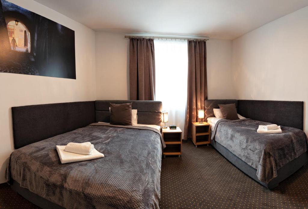 Двухместный (Двухместный номер Делюкс с 1 кроватью (для 2 взрослых и 1 ребенка)) отеля HOTEL LUBLIN, Люблин