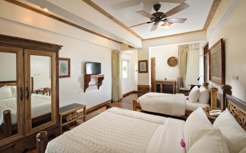 Двухместный (Двухместный номер Делюкс с 2 отдельными кроватями) курортного отеля Amarela Resort, Панглао