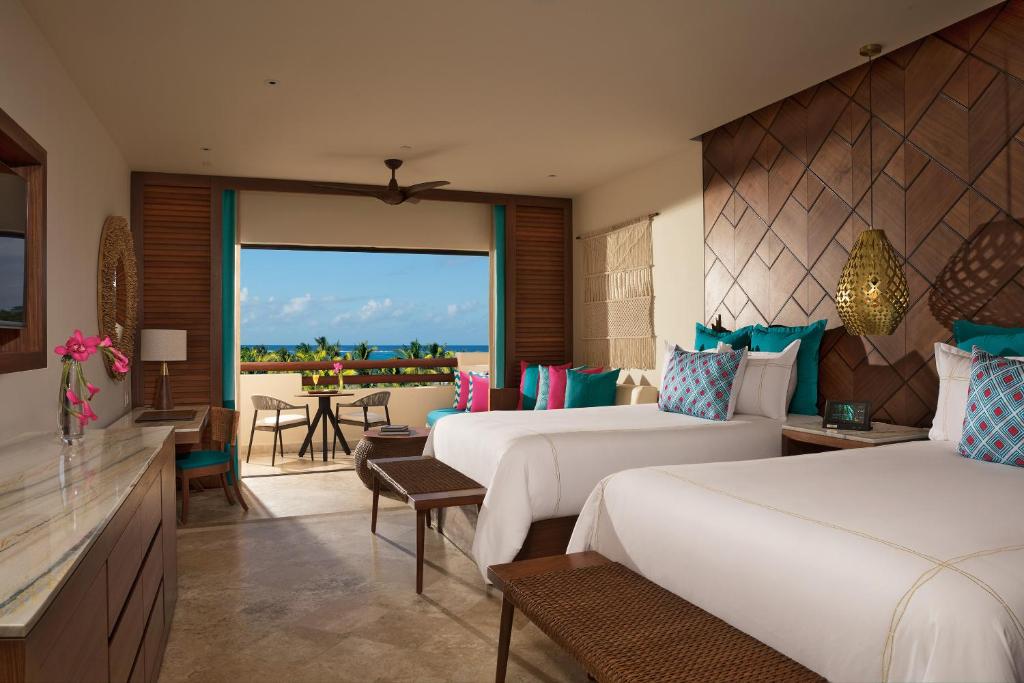 Сьюит (Двухместный полулюкс с 1 кроватью и частичным видом на океан) курортного отеля Secrets Maroma Beach Riviera Cancun - Только для взрослых - Все включено, Пуэрто-Морелос