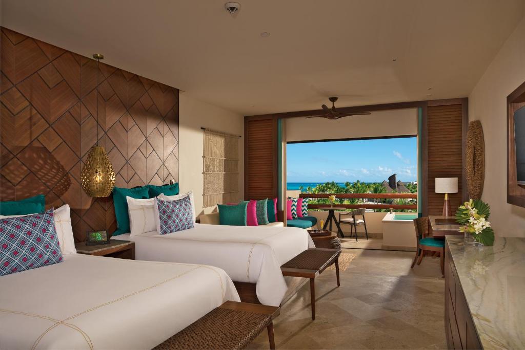 Сьюит (Привилегированный клубный двухместный полулюкс с 1 кроватью и видом на океан) курортного отеля Secrets Maroma Beach Riviera Cancun - Только для взрослых - Все включено, Пуэрто-Морелос
