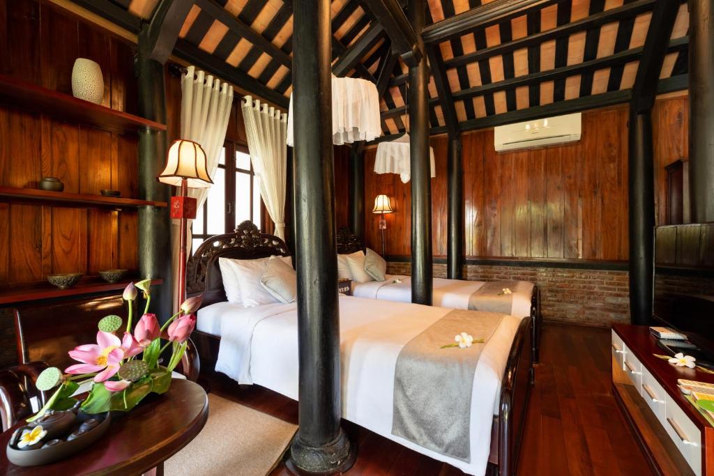 Двухместный (Дом Ancient) курортного отеля Phu Thinh Boutique Resort & Spa, Хойан