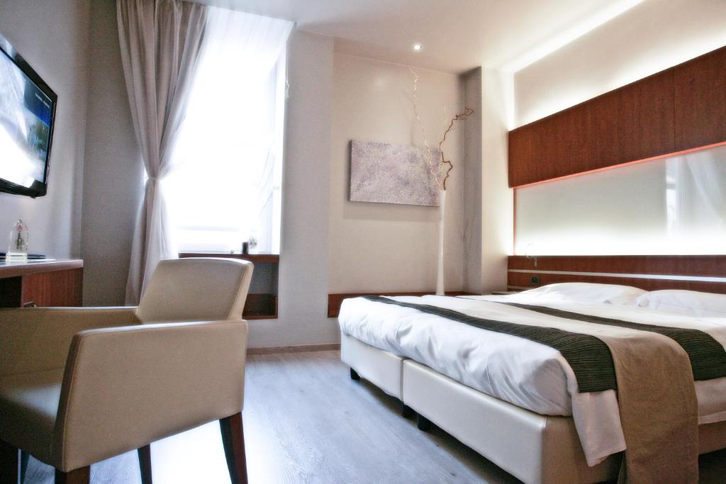 Двухместный (Двухместный номер с 1 кроватью или 2 отдельными кроватями) отеля Best Western Madison Hotel, Милан