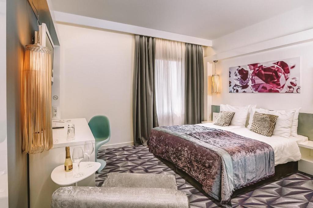 Двухместный (Двухместный номер «Комфорт» с 1 кроватью или 2 отдельными кроватями) отеля Hotel Luxe, Сплит