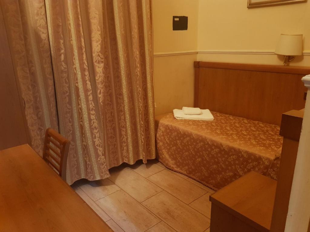 Одноместный (Одноместный номер с французской кроватью.) отеля Hotel Aristotele, Рим
