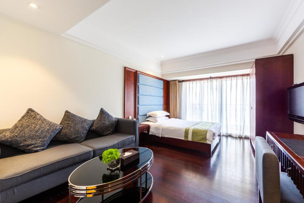 Двухместный (Двухместный номер бизнес-класса с 1 кроватью) апартамента Guangzhou Bontai ApartHotel, Гуанчжоу