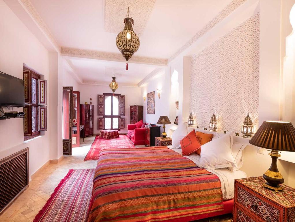 Двухместный (Двухместный номер Делюкс с 1 кроватью) отеля Riad Passali, Марракеш