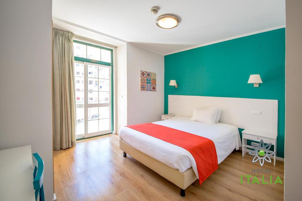 Двухместный (Двухместный номер с 1 кроватью и балконом) отеля Hotel Italia, Лиссабон
