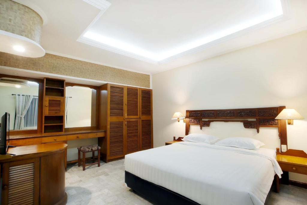 Двухместный (Двухместный номер с 1 кроватью, вид на сад) отеля Bali Bungalo Hotel, Кута