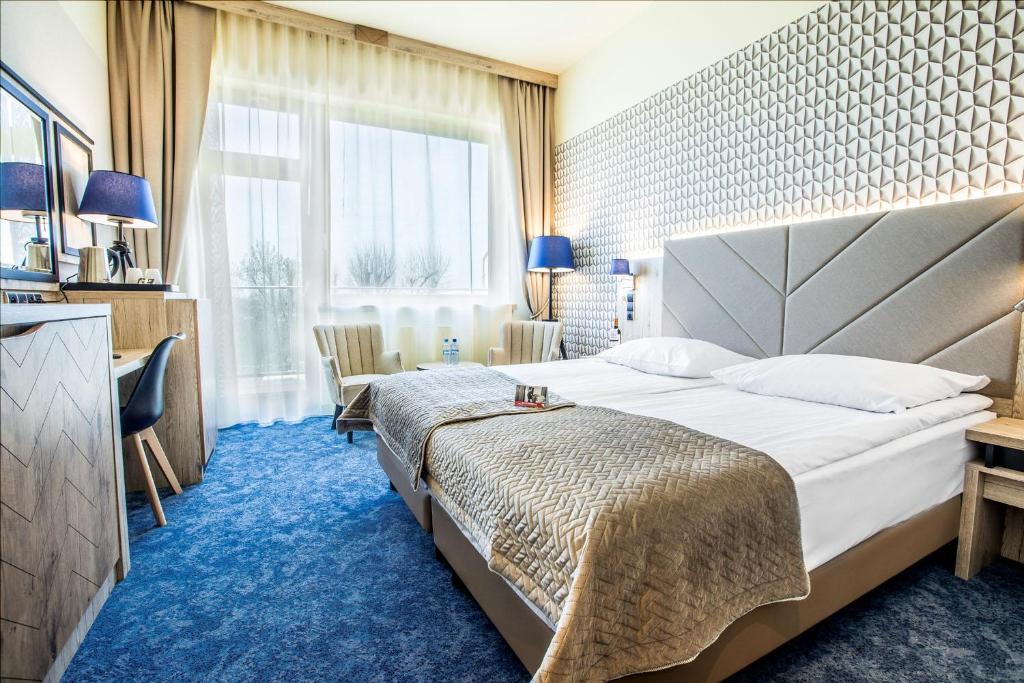 Двухместный (Двухместный номер с 2 отдельными кроватями и видом на горы) отеля Spa & Wellness Hotel Diament Ustroń, Устронь