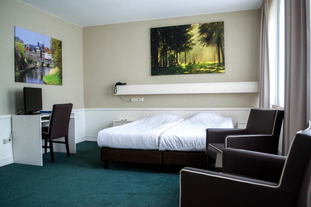 Двухместный (Стандартный двухместный номер с 1 кроватью и душем) отеля Fletcher Landhotel Bosrijk Roermond, Рурмонд