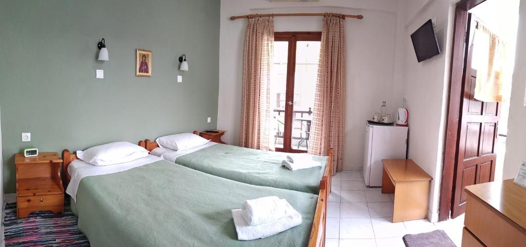 Двухместный (Двухместный номер с 2 отдельными кроватями и балконом) апартамента Prosforio, Уранополис