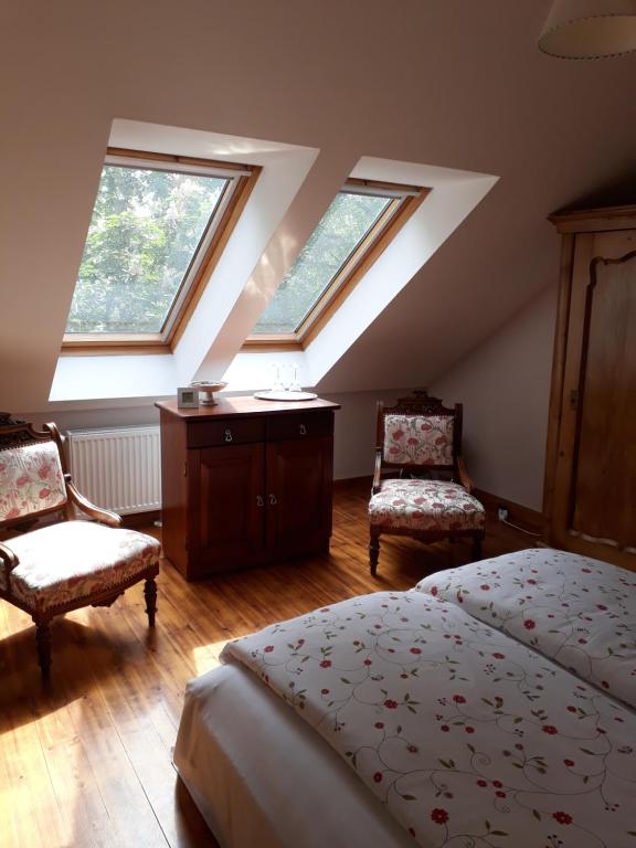 Двухместный (Двухместный номер с 1 кроватью и собственной ванной комнатой) гостевого дома Adalbert Ház, Будапешт
