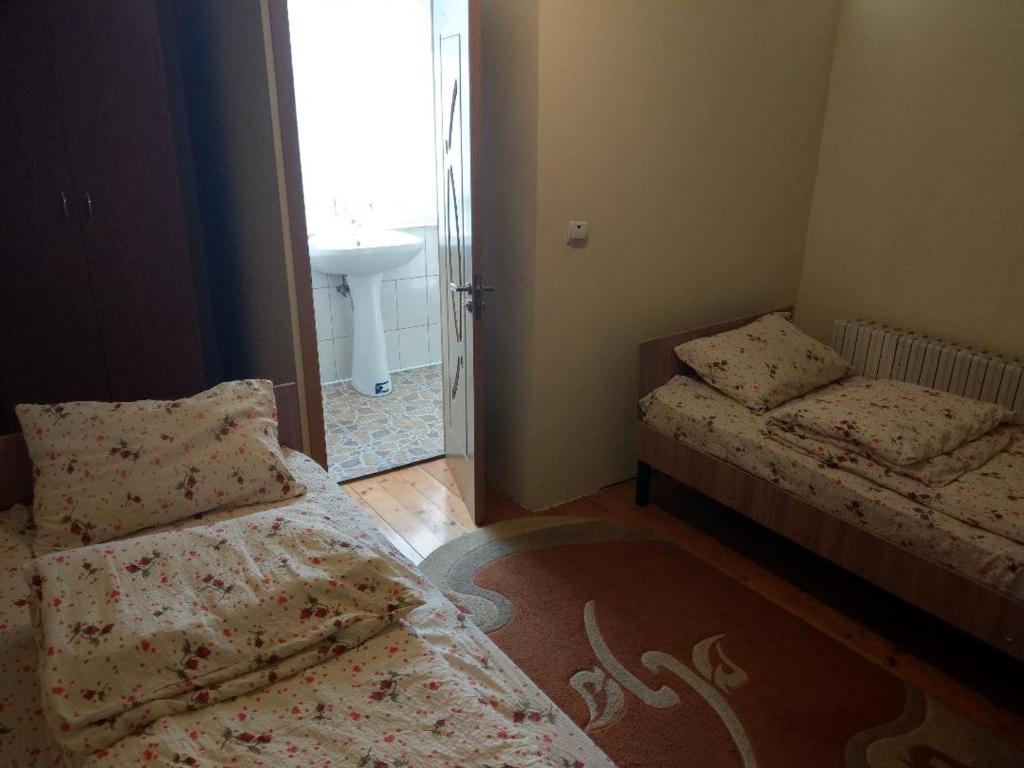 Двухместный (Двухместный номер с 2 отдельными кроватями и собственной ванной комнатой) хостела Lary Hostel, Сучава