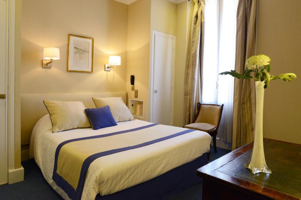 Двухместный (Стандартный двухместный номер с 1 кроватью и видом на город) отеля Hotel Splendid, Канны