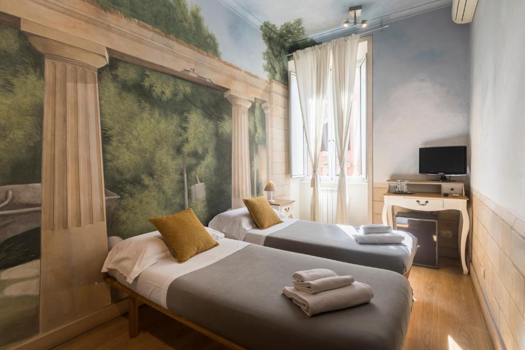Двухместный (Небольшой двухместный номер с 1 кроватью или 2 отдельными кроватями) отеля B&B Suites Trastevere, Рим