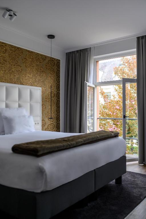 Двухместный (Двухместный номер Делюкс с 1 кроватью и видом на сад) отеля Hotel Rubens-Grote Markt, Антверпен