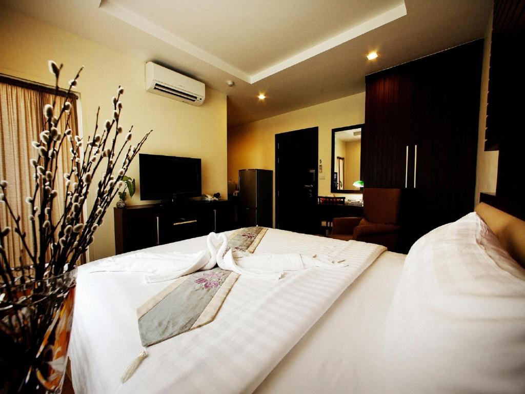 Двухместный (Двухместный номер Делюкс с 1 кроватью) отеля iCheck inn Sukhumvit soi 2, Бангкок
