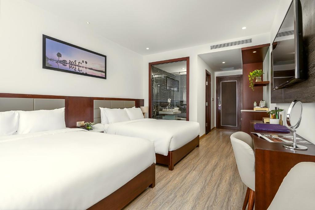 Двухместный (Двухместный номер эконом-класса с 2 отдельными кроватями) отеля Aria Grand Hotel & Spa, Дананг