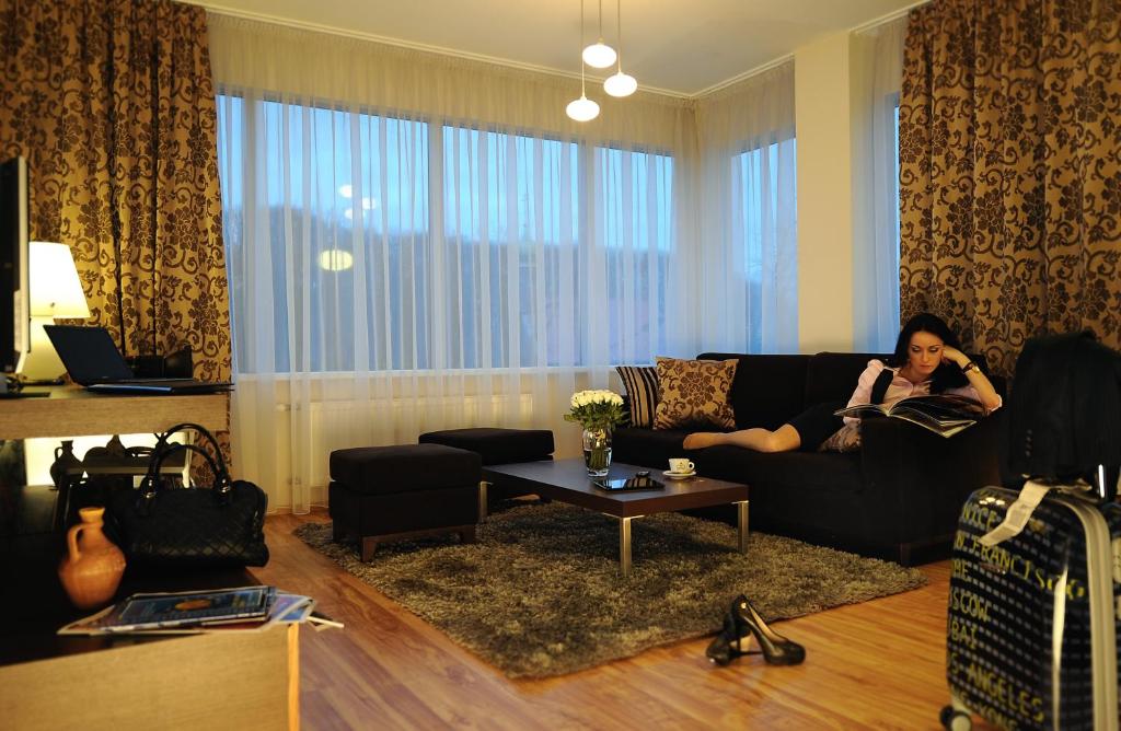 Апартаменты (Апартаменты с 2 спальнями) отеля Ararat All Suites Hotel Klaipeda, Клайпеда