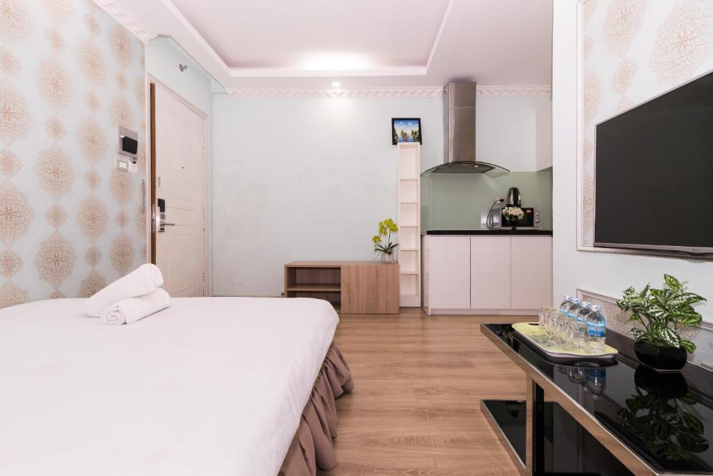 Апартаменты (Семейный люкс с видом на море и город), Nha Trang Beach Apartments