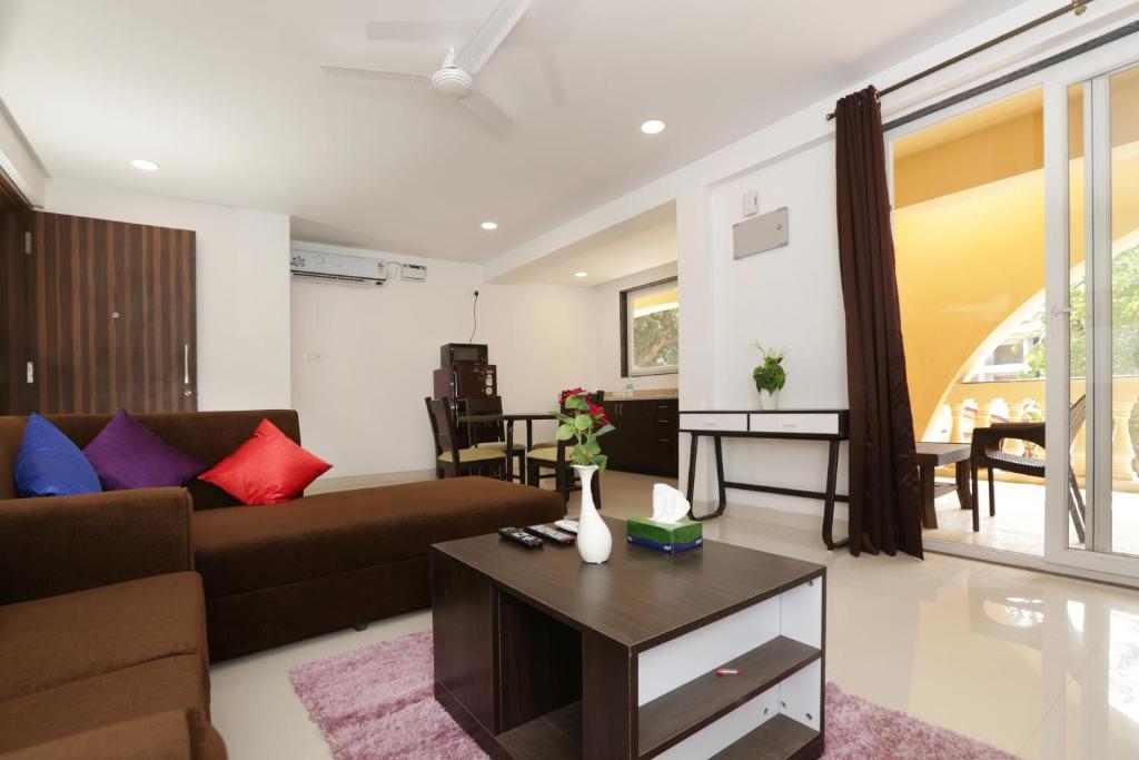 Апартаменты (Апартаменты с 1 спальней) апарт-отеля Goa Junction by Ocean Breeze Hospitality, Анжуна