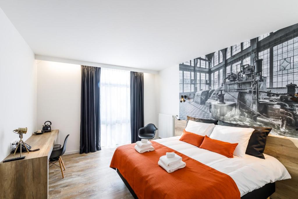 Двухместный (Двухместный номер «Комфорт» с 1 кроватью) отеля Zimmer Hotel, Антверпен