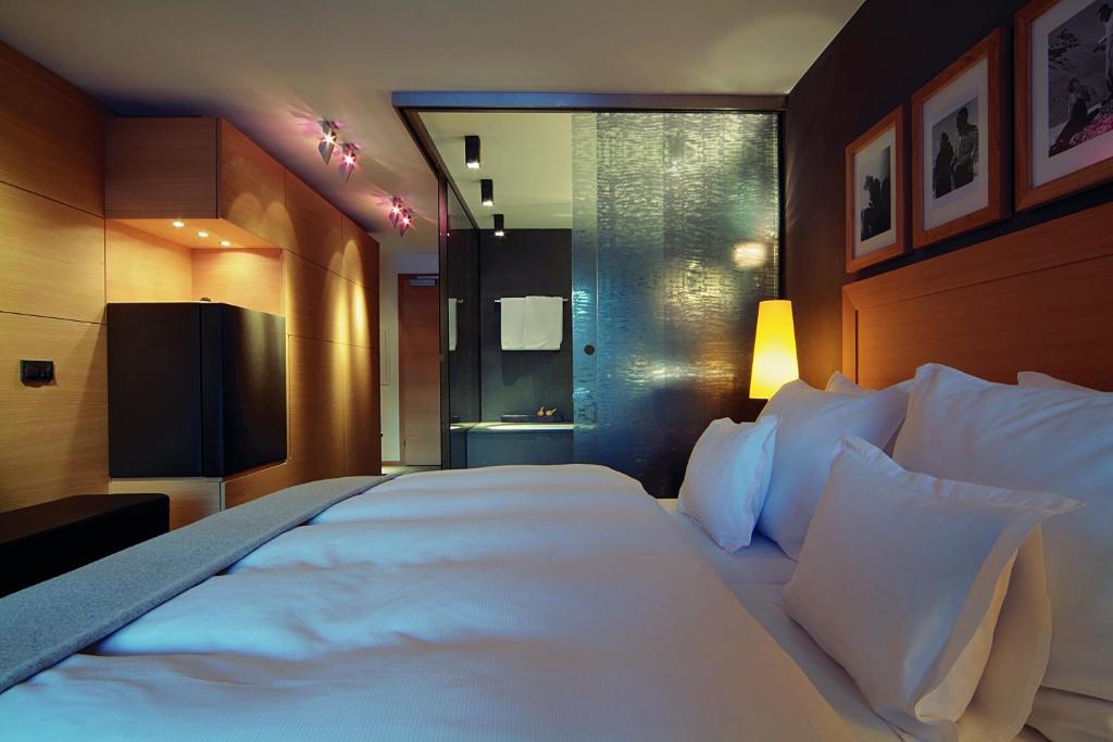 Двухместный (Двухместный номер «Дизайн» с 1 кроватью и балконом) отеля Hotel Madlein, Ишгль