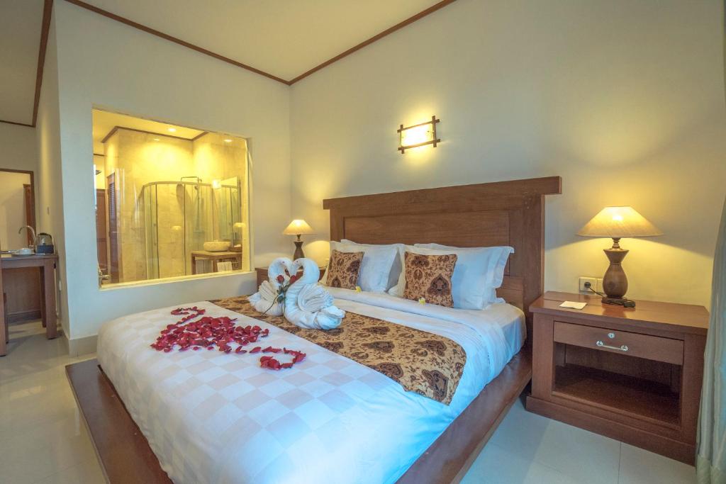 Двухместный (Suite Room Garden View with Extra Bed) отеля Gita Maha Ubud Hotel, Убуд