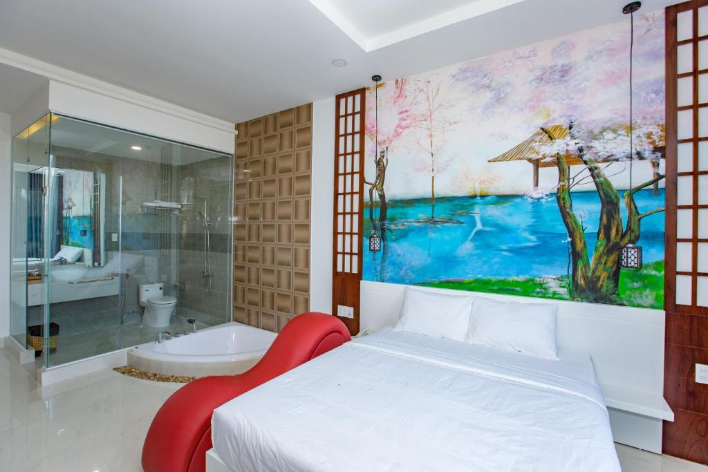 Двухместный (Двухместный номер с 1 кроватью, вид на сад), Romely Hotel Nha Trang